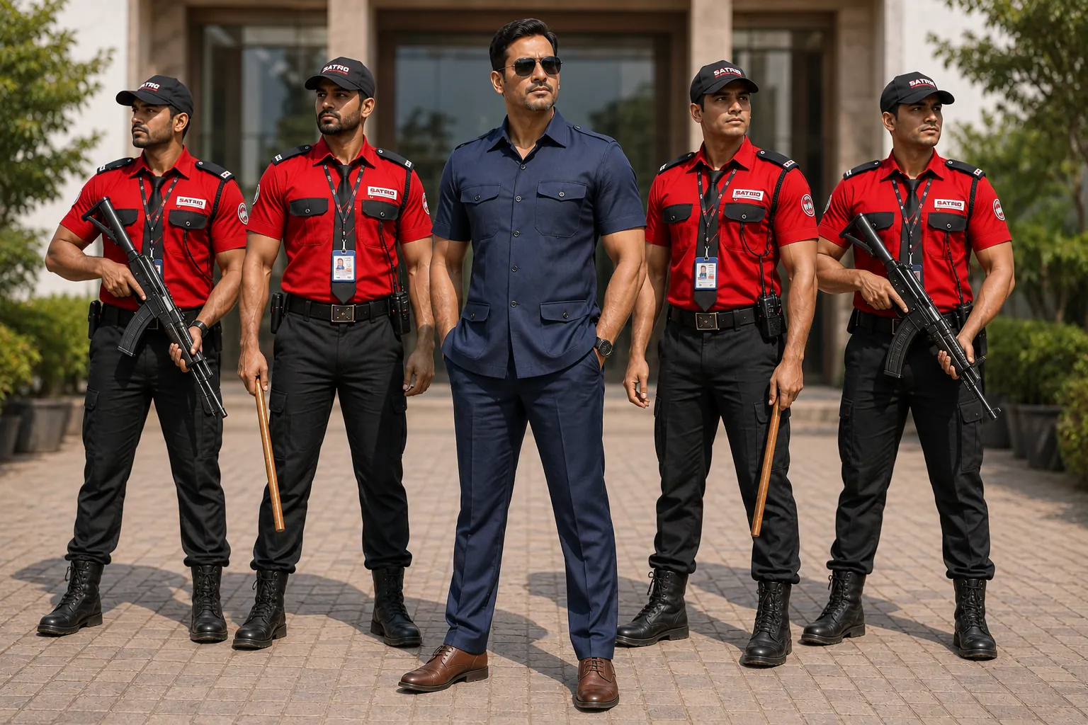 Safend security personnel on deployment